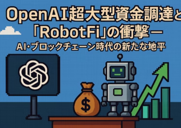 OpenAI超大型資金調達と「RobotFi」の衝撃──AI・ブロックチェーン時代の新たな地平 4 8497d5e4 1014 44b9 8ecc 7e9bd891b7e6