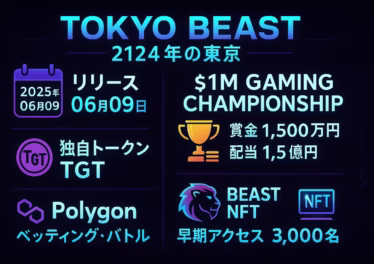 TOKYO BEASTを徹底調査|未来型クリプトエンタメの全貌と最新動向 9 fb3cb755 b6b0 45ad a969 77f6ce30af01