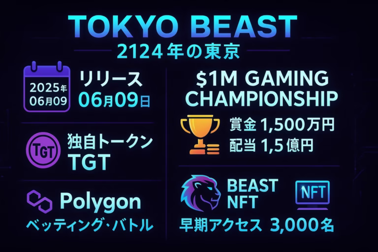 TOKYO BEASTを徹底調査|未来型クリプトエンタメの全貌と最新動向 6 fb3cb755 b6b0 45ad a969 77f6ce30af01