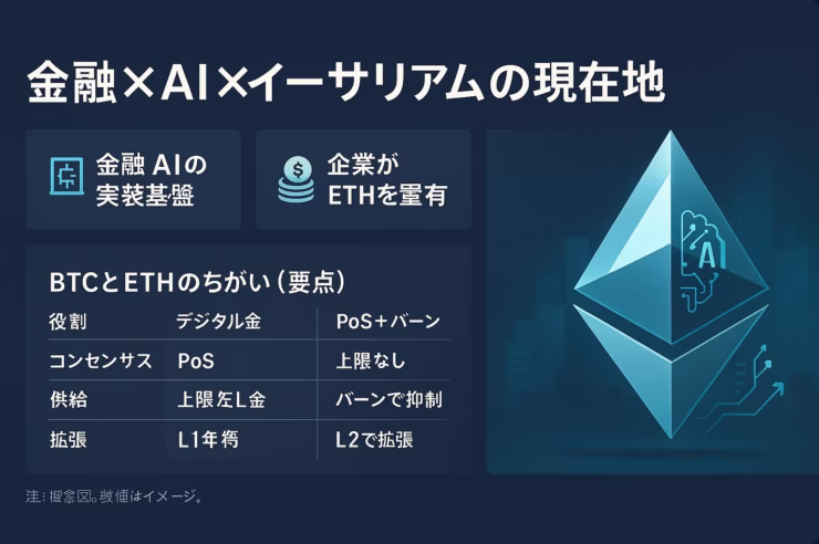 BitMine ImmersionがETHを1.52百万枚（$66億）保有。金融機関の参入で「金融×AI」基盤化が進行。JST 2025/08時点。