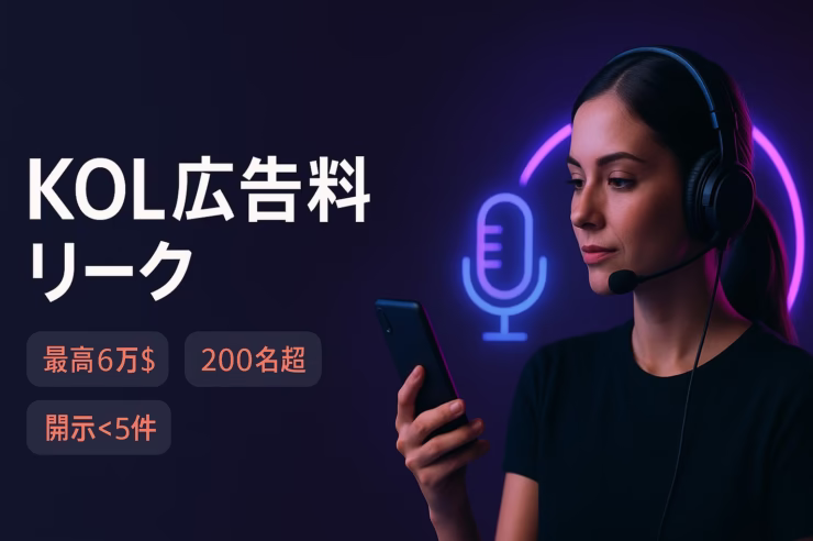 ZachXBTが2025/9/1に200超広告料リストを公開。160件超受諾も開示は5件未満。最高6万ドル相場が判明。規制違反リスクを警告。