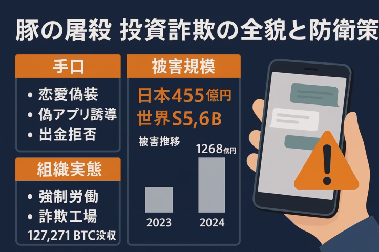 日本の被害は2023年455億円→2024年1,268億円。未会合者の投資話は停止・登録確認・#9110/188相談が要点。2025-10-18 13:00 JST基準。