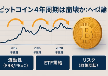 2025-10-10 JST。米は政策金利を4.00–4.25%へ、PBoCは1.1兆元を供給。要点2つ：米中の緩和、ETF需給。数値：1.1兆元。ヘイズは流動性重視。