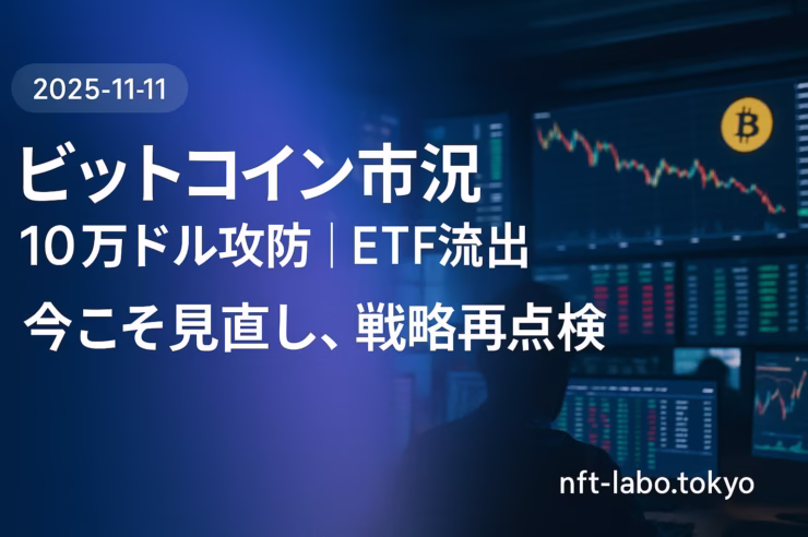 BTCは$100k攻防、週次でBTC▲$1.22B流出。CFTC方針前進とAlloraメインネット（JST 11/11）が短期フローの分岐点になり得ます。