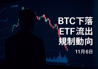 11月6日 市況:BTC10万ドル割れとETF流出 8 11/05 JSTにBTCが一時$100k割れ、11/04の米現物ETFネットフローは−$566.4M。鍵は$101k維持とフロー反転。出典は@FarsideUK等の一次データ/JST 11/06 10:00。