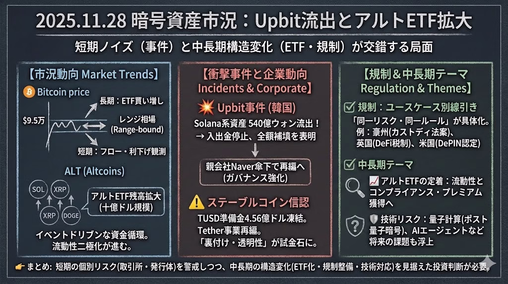 11月28日暗号資産市況:Upbit流出とアルトETF 2 unnamed