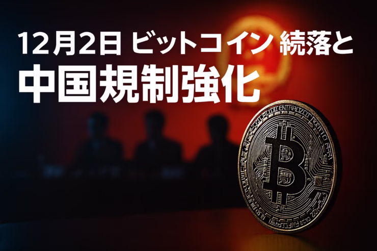 12/2市況まとめ。BTC11月-20%下落。中国13部門がステーブルコイン規制強化。MSTR株がBTC保有額割れのディスカウント。HashKey香港IPOへ。JST 12/02 12:40