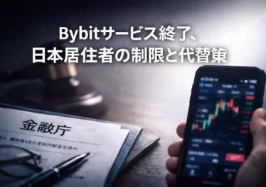 Bybit日本撤退の要点。2025/12/22発表、2026/01/22がKYC修正期限。金融庁の警告3回とアプリ停止要請が背景。資産移動と代替環境確保が急務。