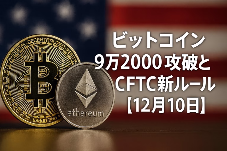 【12/10市況】 ・BTC：92,000ドル台回復（日中高値94k） ・CFTC：BTC/ETH/USDCの担保利用を容認する試点を開始 ・リスク：84,000ドルのサポート割れと個別L1の乱高下 ・オンチェーン：活発実現価格は87.9k付近 JST 12/10 12:30
