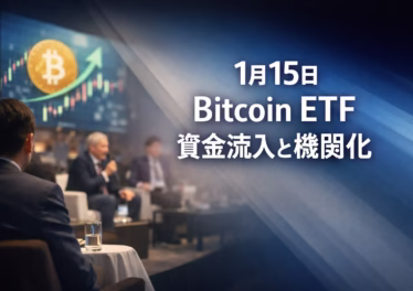 BTC現物ETFは1/13に純流入7.54億ドルを記録。韓国当局は法人による純資産5%までの仮想通貨投資容認を検討中。ステーブルコイン時価総額は3170億ドルに到達。
