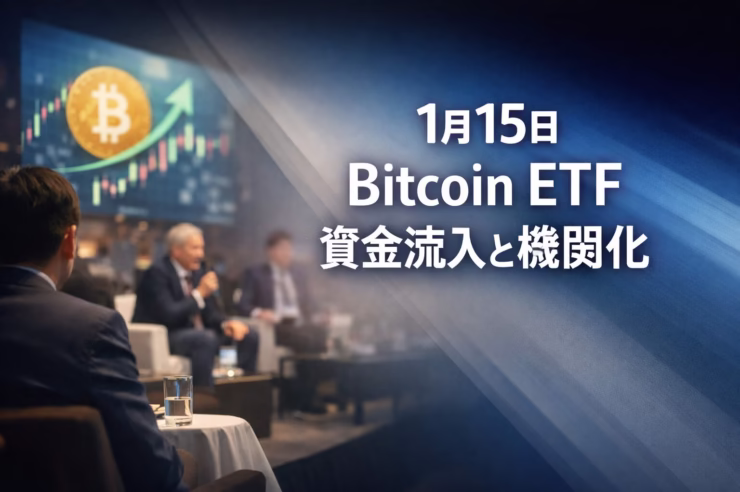 BTC現物ETFは1/13に純流入7.54億ドルを記録。韓国当局は法人による純資産5%までの仮想通貨投資容認を検討中。ステーブルコイン時価総額は3170億ドルに到達。
