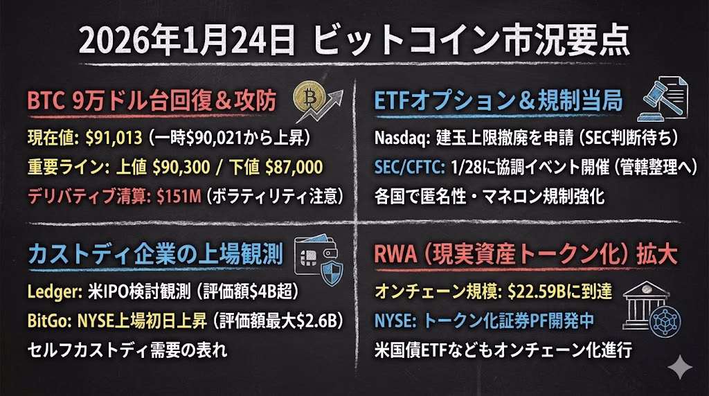 1月24日:ビットコインETFとBTC9万ドル攻防、材料整理 2 unnamed 20