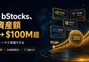 Binance bStocks、15日で資産額$5.6M→$100M超 — トークン化株式を1テーマで深掘りする