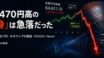 週間470円高の「中身」は急落だった 5 x article 2081536604863401985