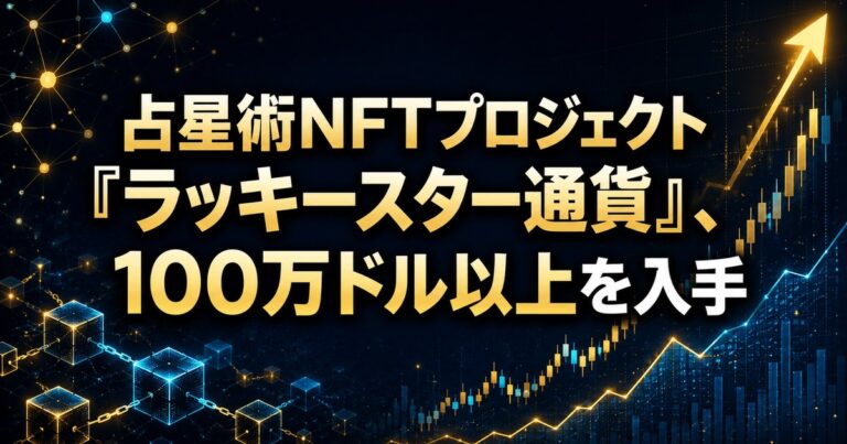 占星術NFTプロジェクト「ラッキースター通貨」、100万ドル以上を入手