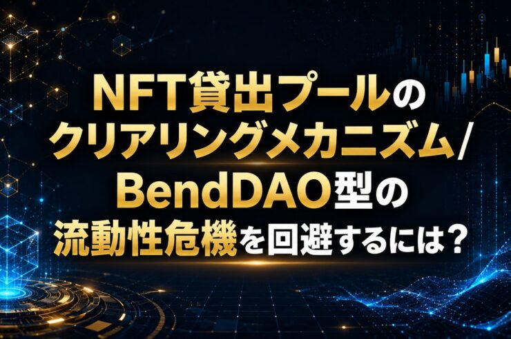 NFT貸出プールのクリアリングメカニズム/BendDAO型の流動性危機を回避するには？