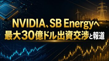 NVIDIA、SB Energyへ最大30億ドル出資交渉と報道