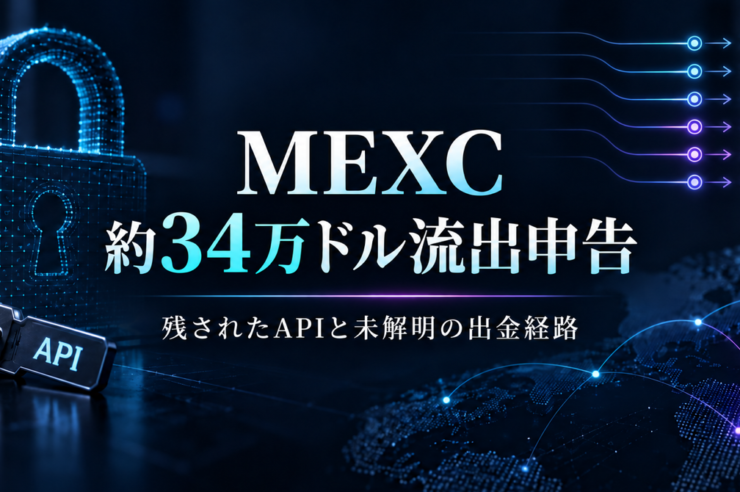 MEXC約34万ドル流出申告とAPIキーの未解明点