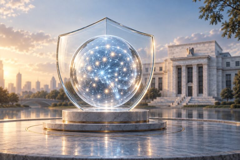 AIの安全性と金融政策を表すイメージ
