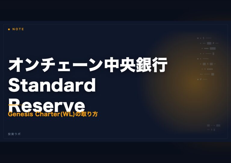 standard reserve genesis charter whitelist fit
